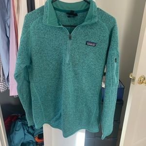 Patagonia 1/4 zip better sweater, womens large